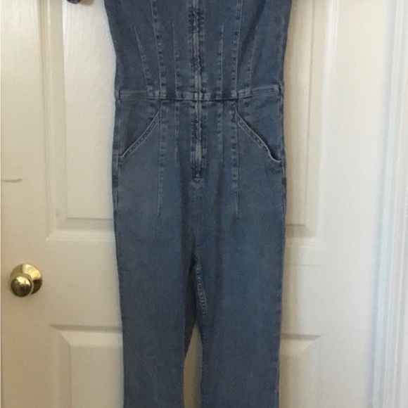 We the Free Denim Zip Up Jumpsuit - Picture 4 of 4